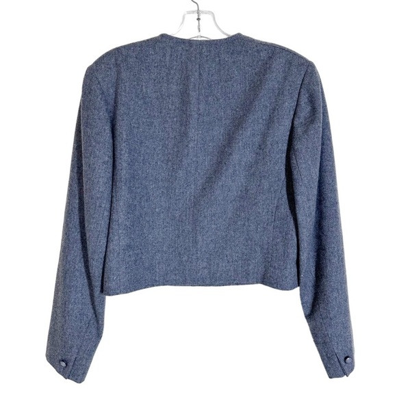 Vintage Pendleton Blazer Jacket Gray Wool Classic - Picture 2 of 6